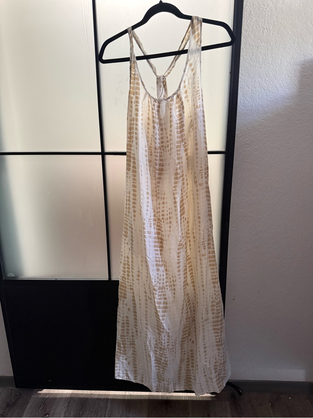 Michael Kors Neutral Tie-Dye Slip Maxi Dress